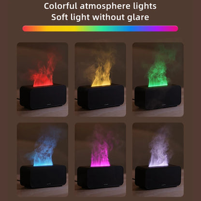 Aroma Diffuser Colorful Flame Air Humidifier
