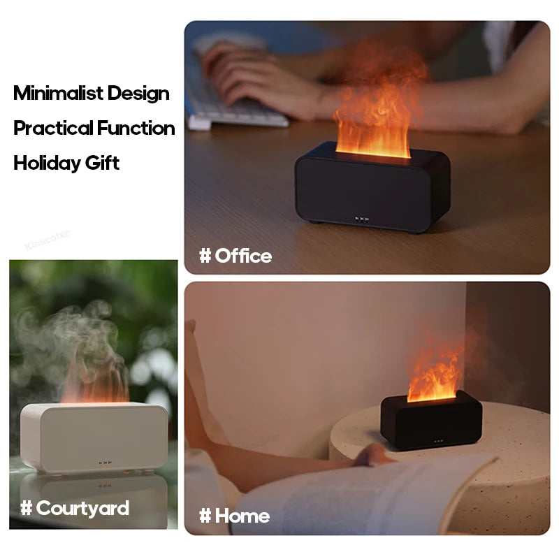 Aroma Diffuser Colorful Flame Air Humidifier