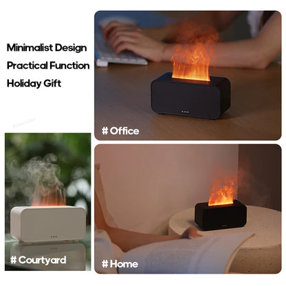 Aroma Diffuser Colorful Flame Air Humidifier